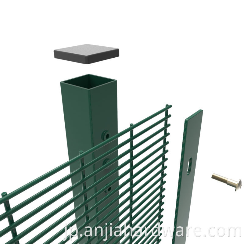 powder coated security fence